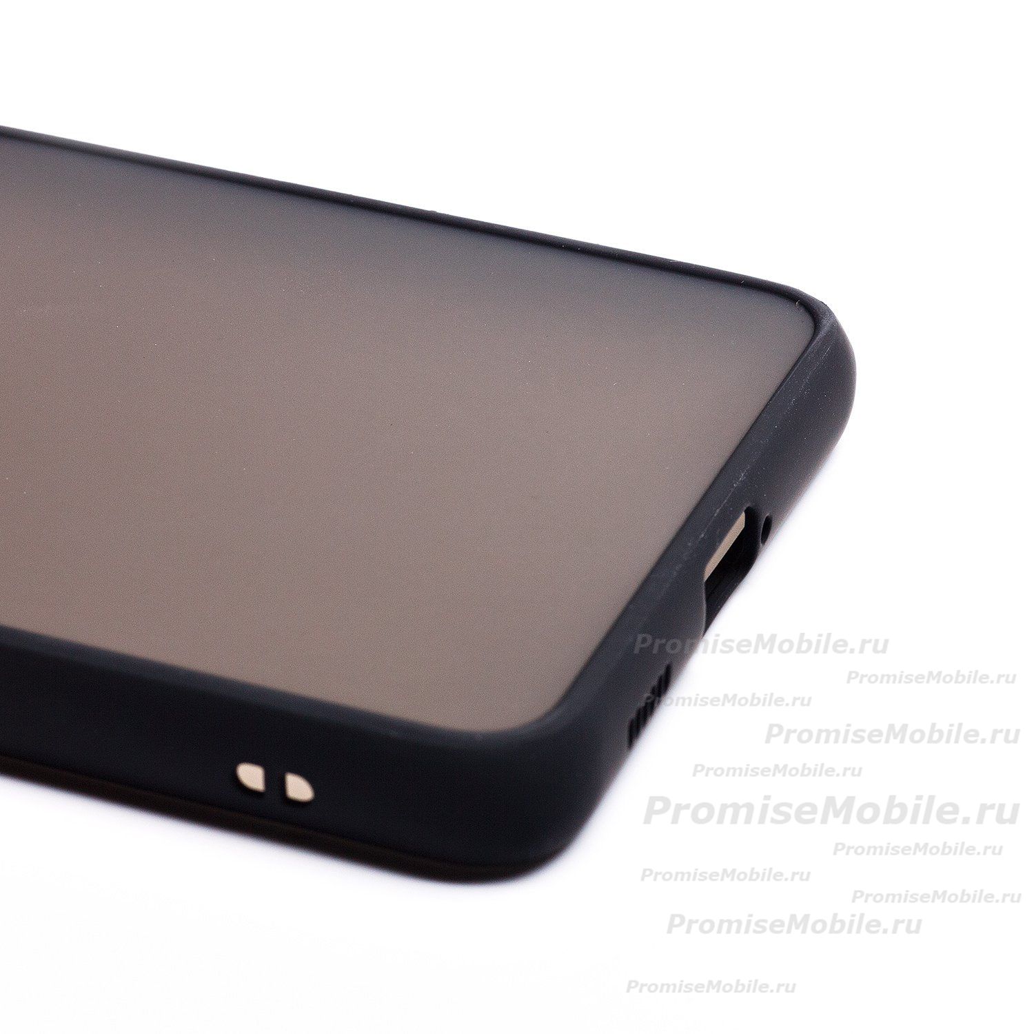 Чехол для Samsung SM-G990B (Galaxy S21 FE) пластиковый с окантовкой <черный> ― 