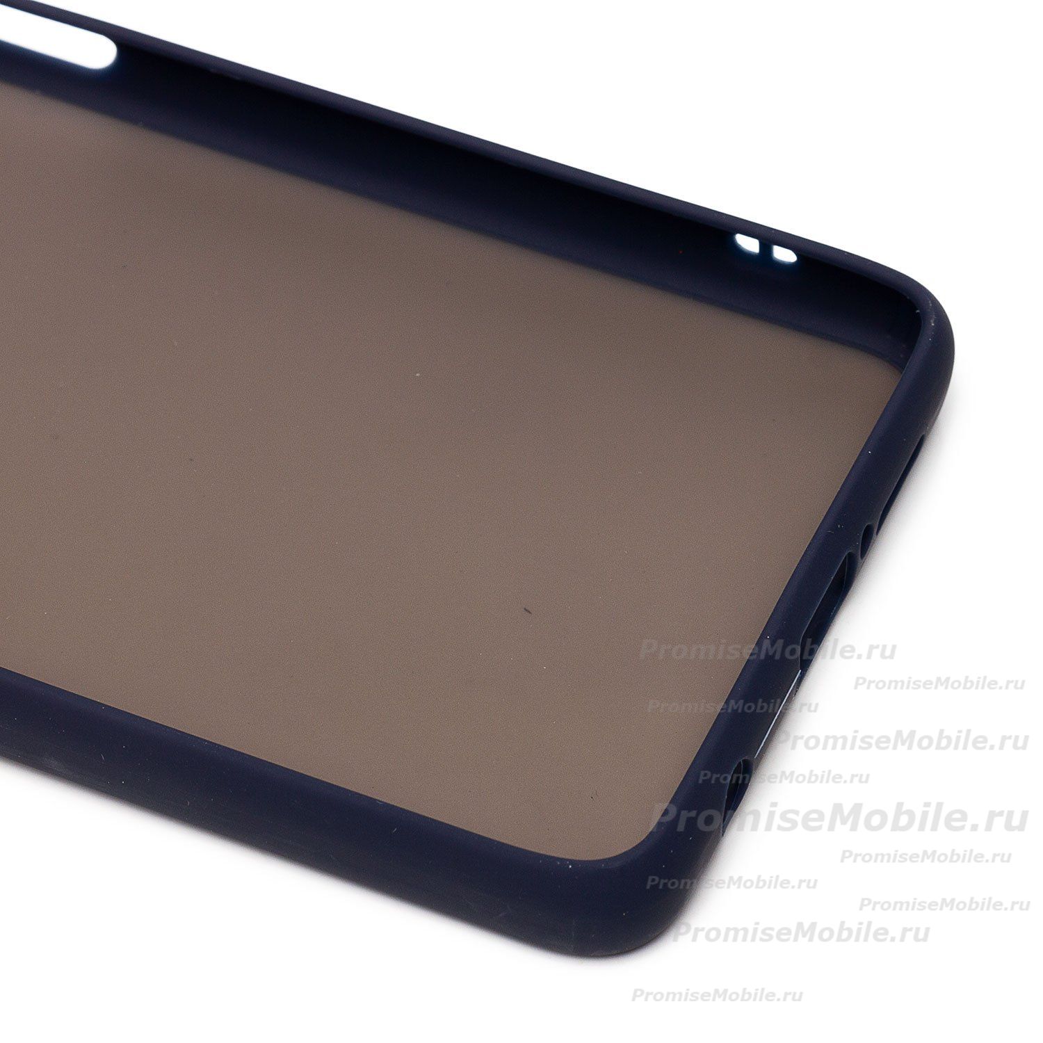 Чехол для Xiaomi M2007J20CG пластиковый с окантовкой <синий> ― 