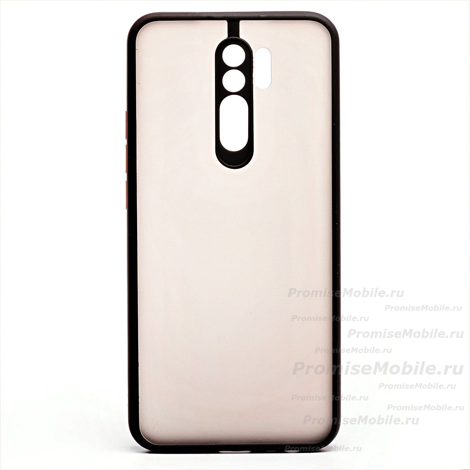 Чехол для Xiaomi M2204J19AG пластиковый с окантовкой <черный> ― 