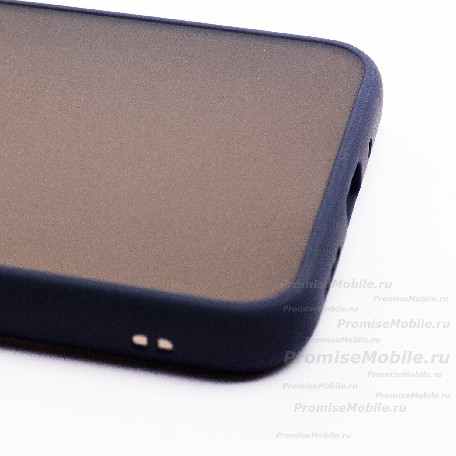 Чехол для Xiaomi M2006C3LG пластиковый с окантовкой <синий> ― 