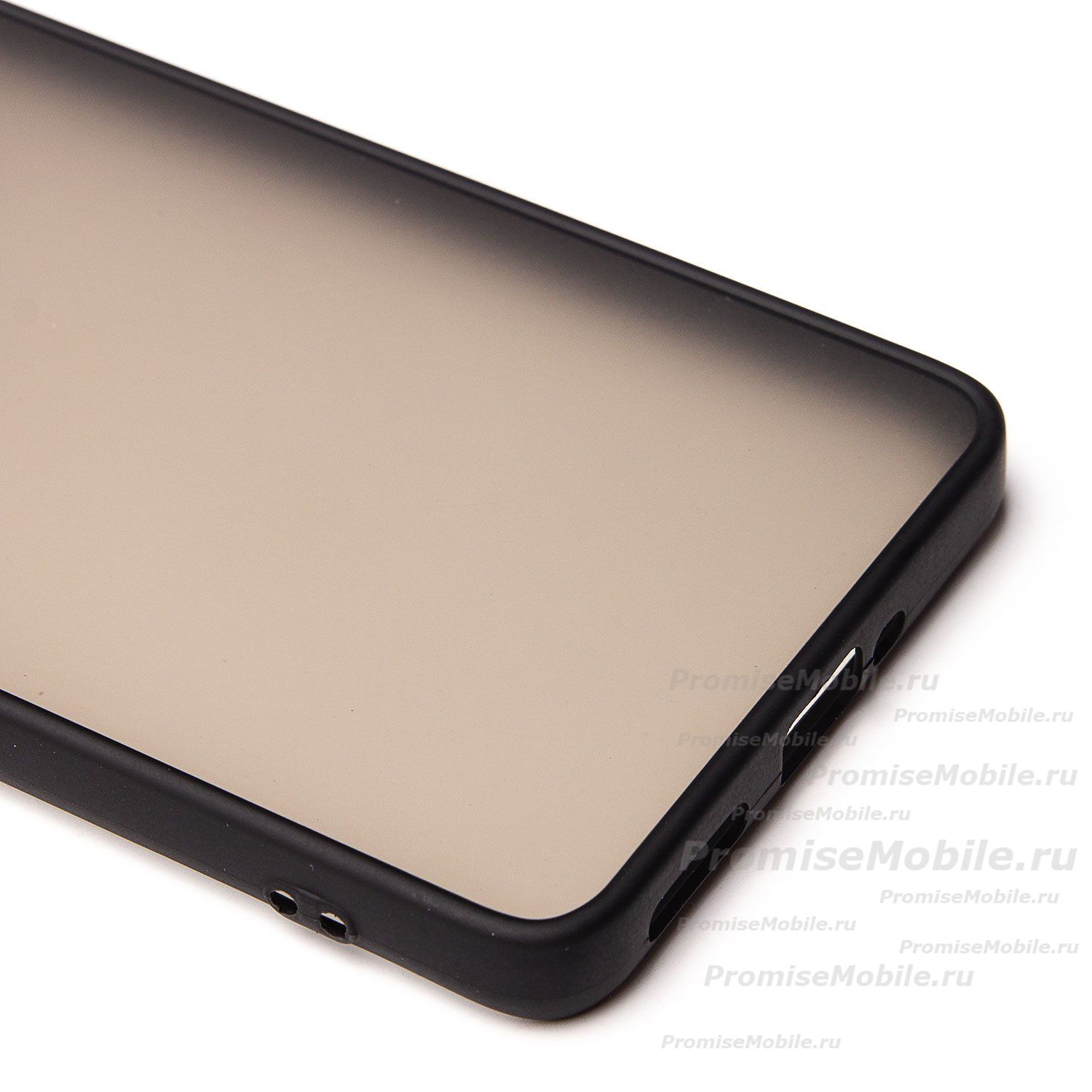 Чехол для Xiaomi Redmi Note 14 Pro 5G пластиковый с окантовкой <черный> ― 