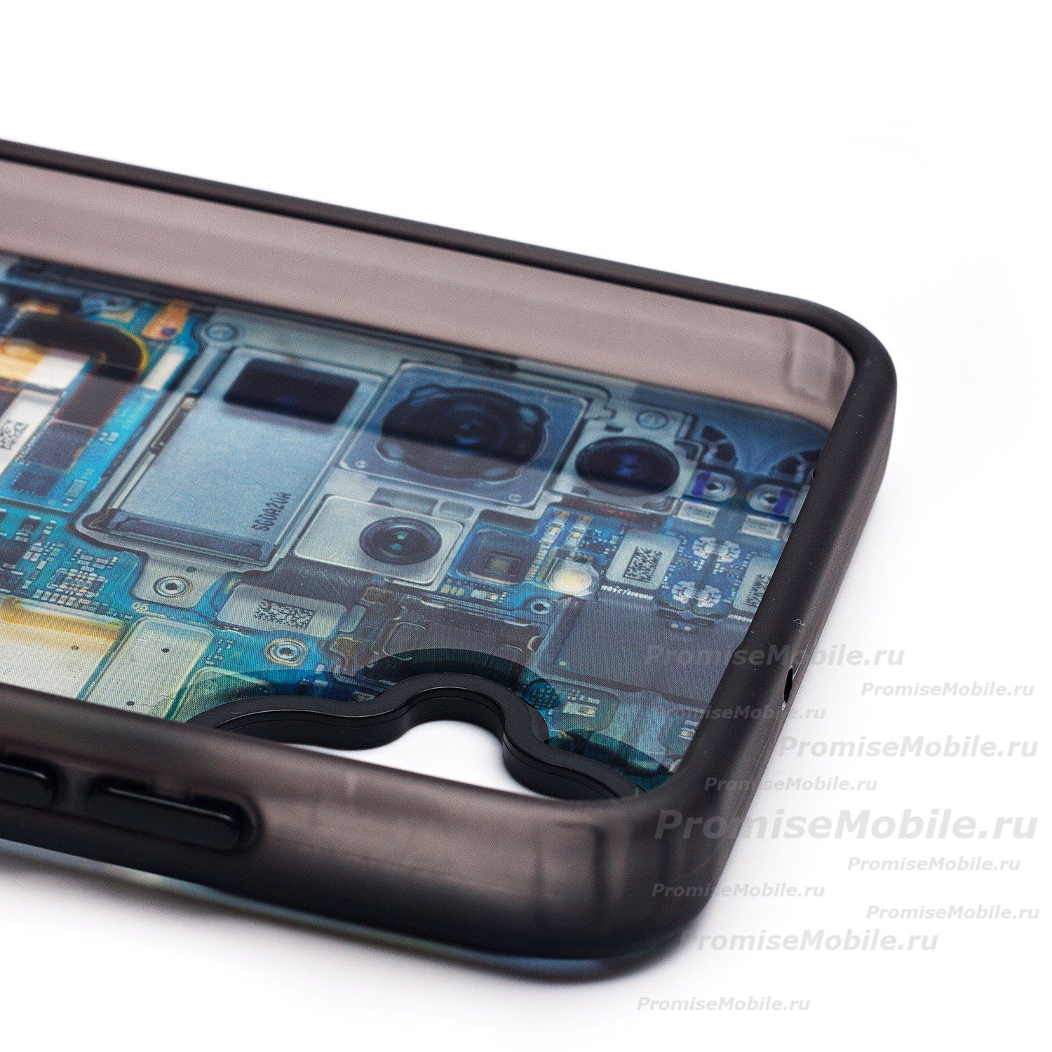 Чехол для Samsung SM-A055F (Galaxy A05) пластиковый (рис. 088) <голубой> ― 