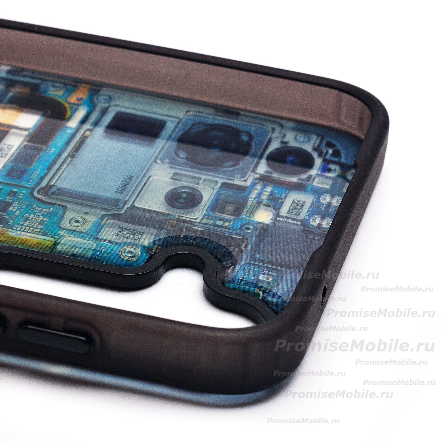 Чехол для Samsung SM-A556E (Galaxy A55 5G) пластиковый (рис. 088) <голубой> ― 