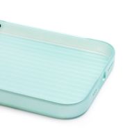 Чехол для Apple iPhone 15 Pro пластиковый рифленый <мятный>