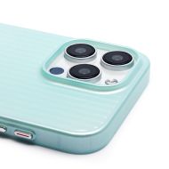 Чехол для Apple iPhone 15 Pro Max пластиковый рифленый <мятный>
