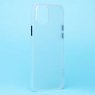 Чехол для Apple iPhone 12 пластиковый Coblue Matte <прозрачно-белый>