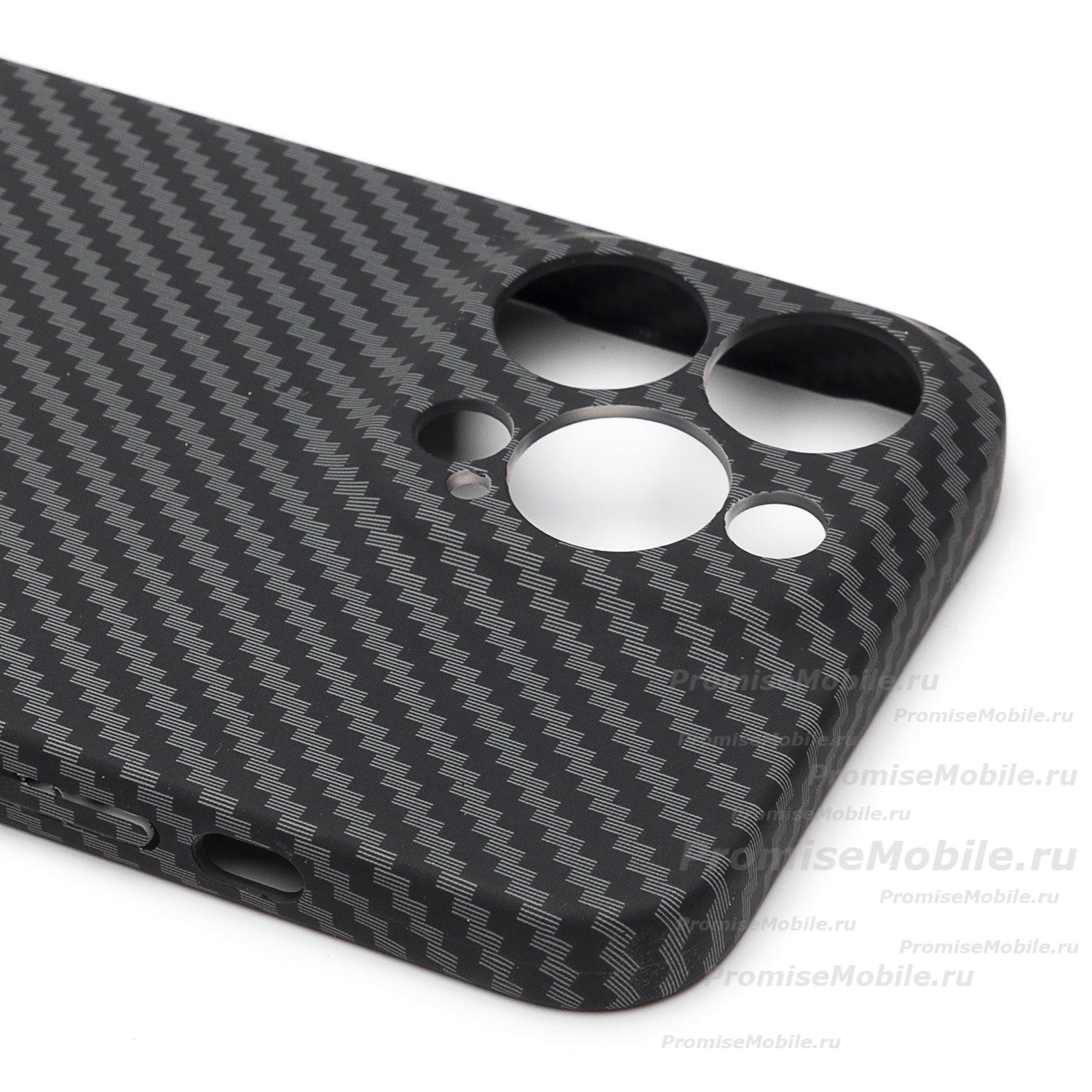 Чехол для Apple iPhone 14 Pro пластиковый с закрытой камерой №3 <черный> ― 