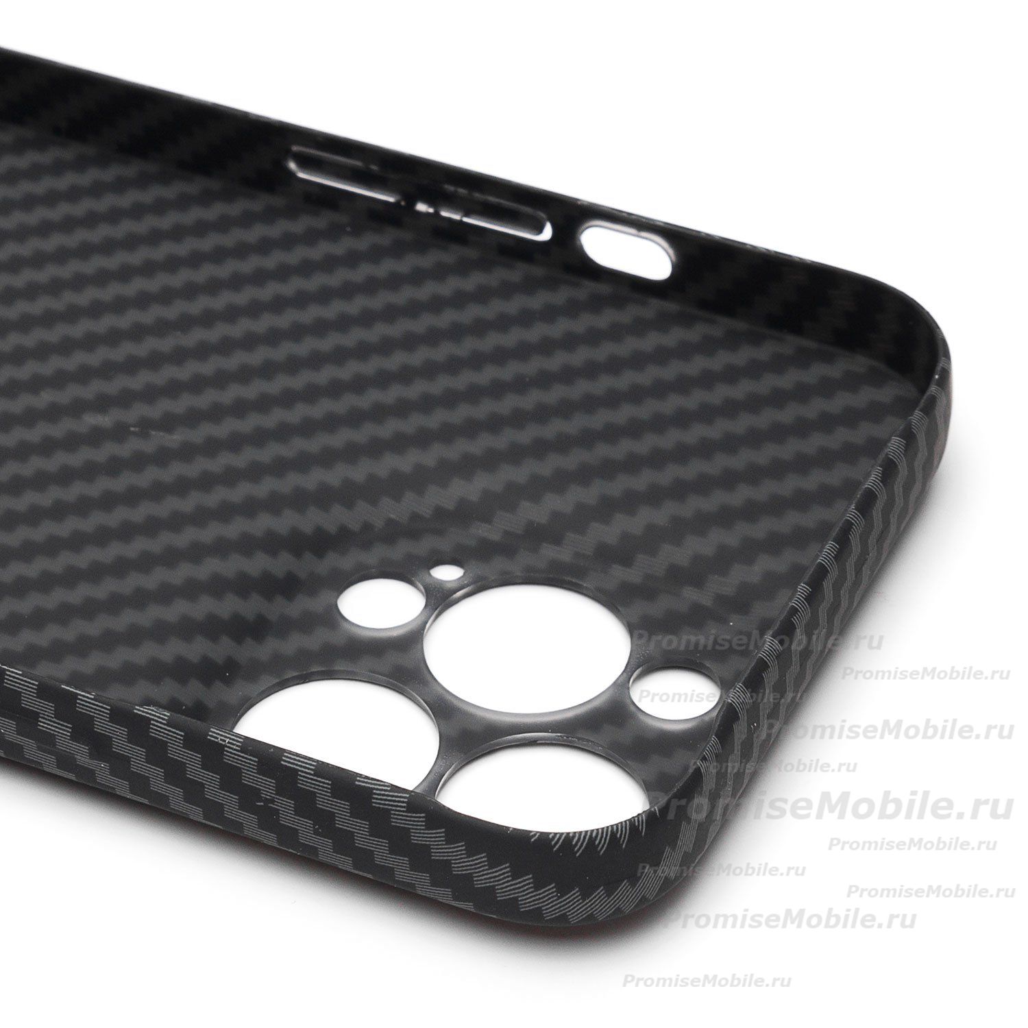 Чехол для Apple iPhone 14 Pro пластиковый с закрытой камерой №3 <черный> ― 