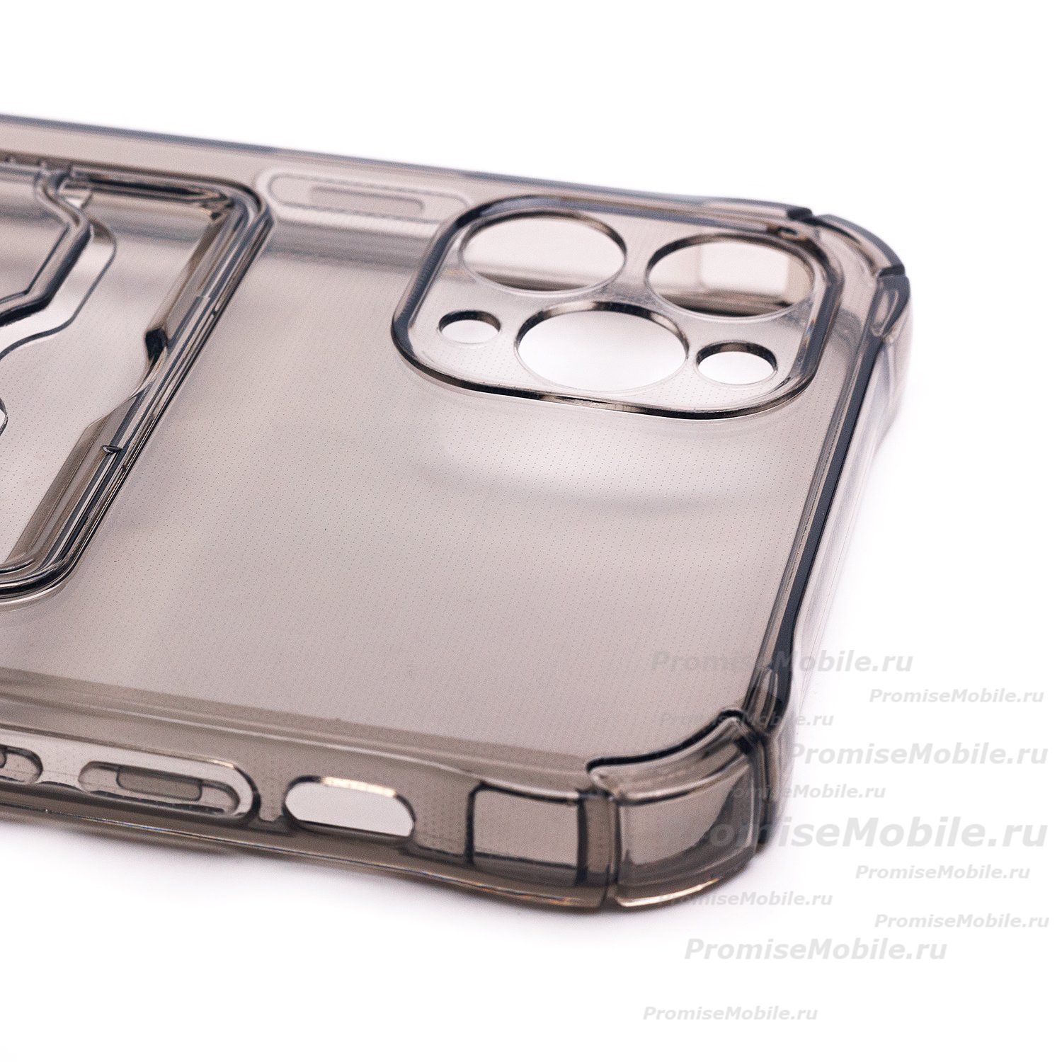 Чехол для Apple iPhone 11 Pro Max силиконовый с картхолдером №2 <черный> ― 