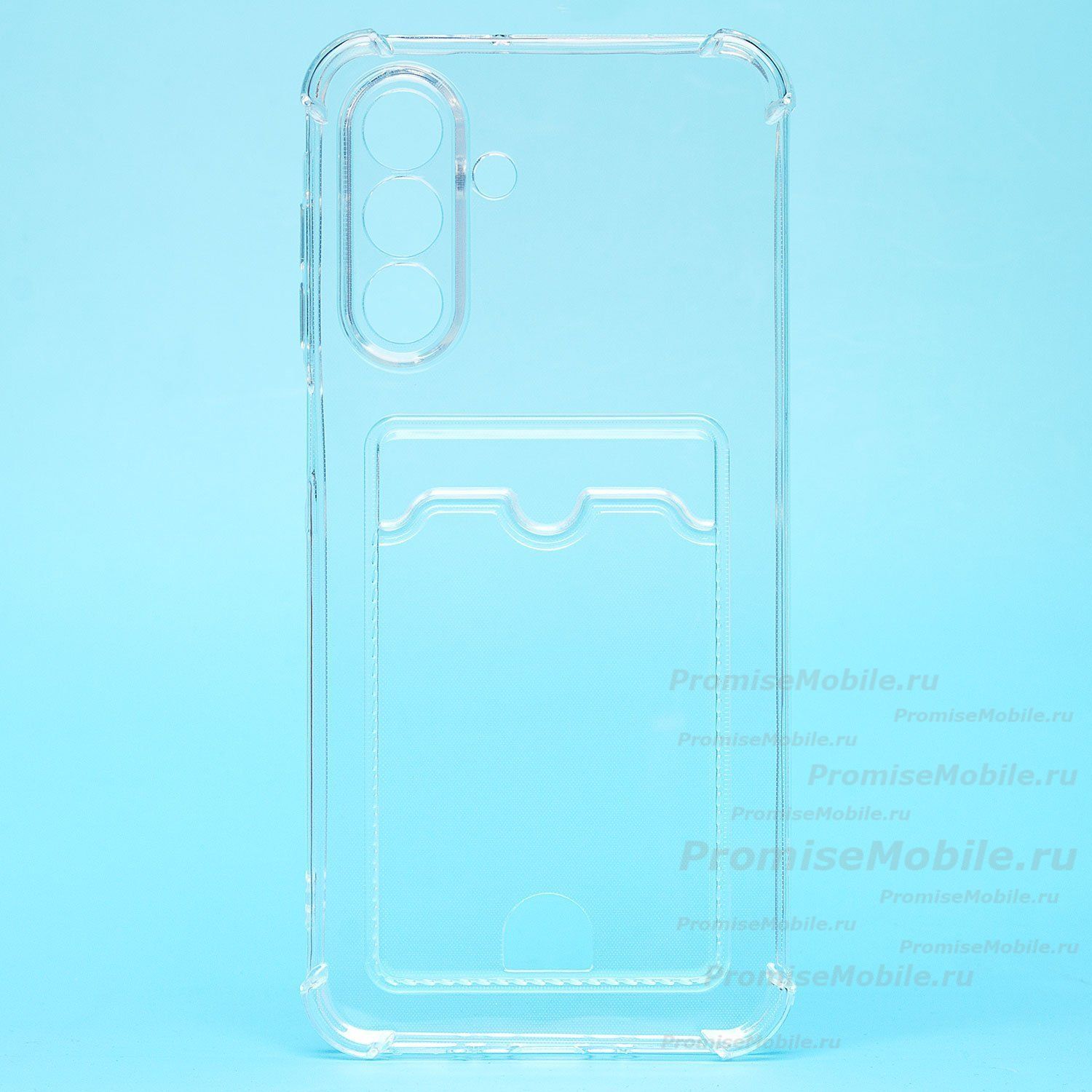 Чехол для Samsung SM-A266B (Galaxy A26 5G) силиконовый с картхолдером №2 <прозрачный> ― 