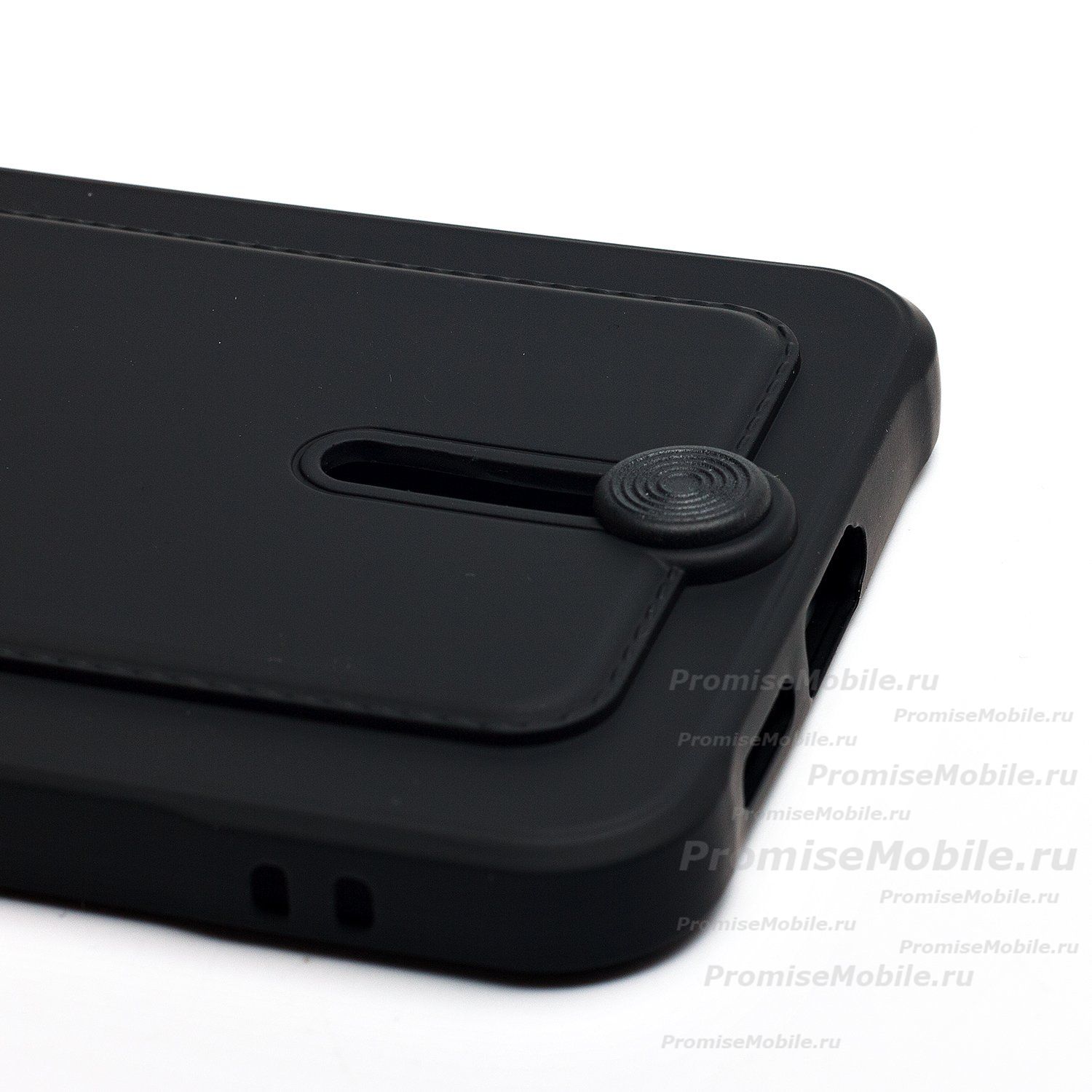 Чехол для Samsung SM-S936B (Galaxy S25 Plus) силиконовый с картхолдером №4 <черный> ― 
