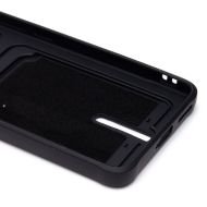 Чехол для Xiaomi 2311DRK48G силиконовый с картхолдером №4 <черный>