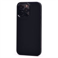 Чехол для Apple iPhone 15 Pro Max силиконовый матовый №6 <черный>