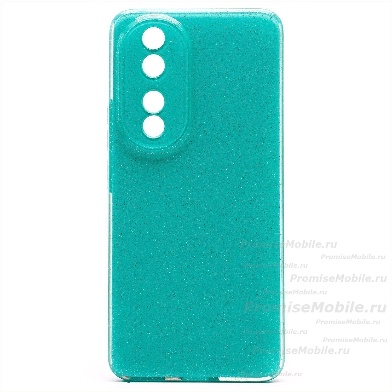 Чехол для Honor 90 (REA-NX9) силиконовый с блестками №3 <мятный> ― 