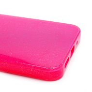 Чехол для Xiaomi 220333QNY силиконовый с блестками №3 <розовый>