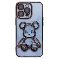 Чехол для Apple iPhone 13 Pro силиконовый Мишка <черный>