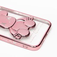 Чехол для Apple iPhone 13 силиконовый Мишка №2 <розовый>