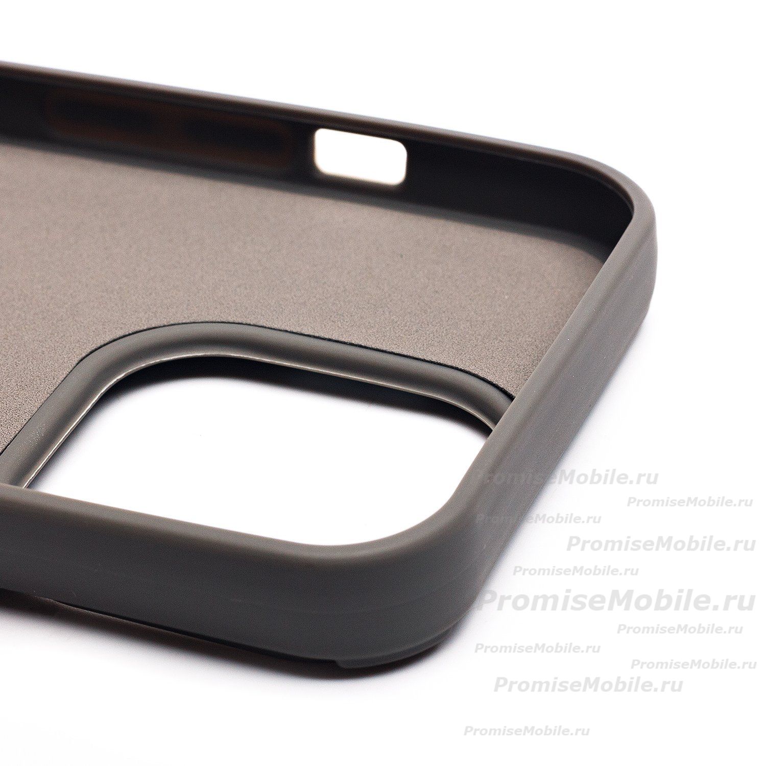 Чехол для Apple iPhone 13 Pro силиконовый (рис. 335/панда) <серый> ― 