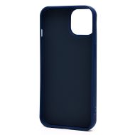 Чехол для Apple iPhone 14 силиконовый (рис. 335/овечка) <темно-синий>