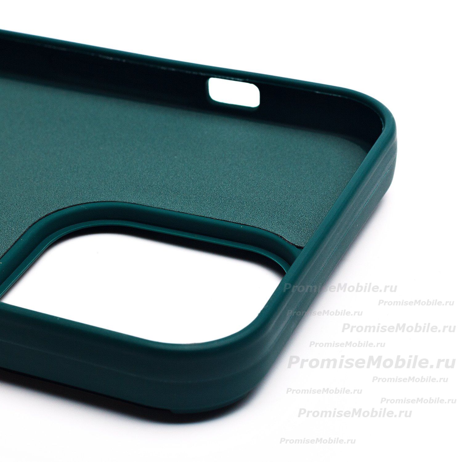 Чехол для Apple iPhone 14 Pro Max силиконовый (рис. 335/медведь) <темно-зеленый> ― 