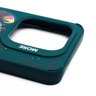 Чехол для Infinix Hot 40i (X6528B) силиконовый (рис. 335/медведь) <темно-зеленый>