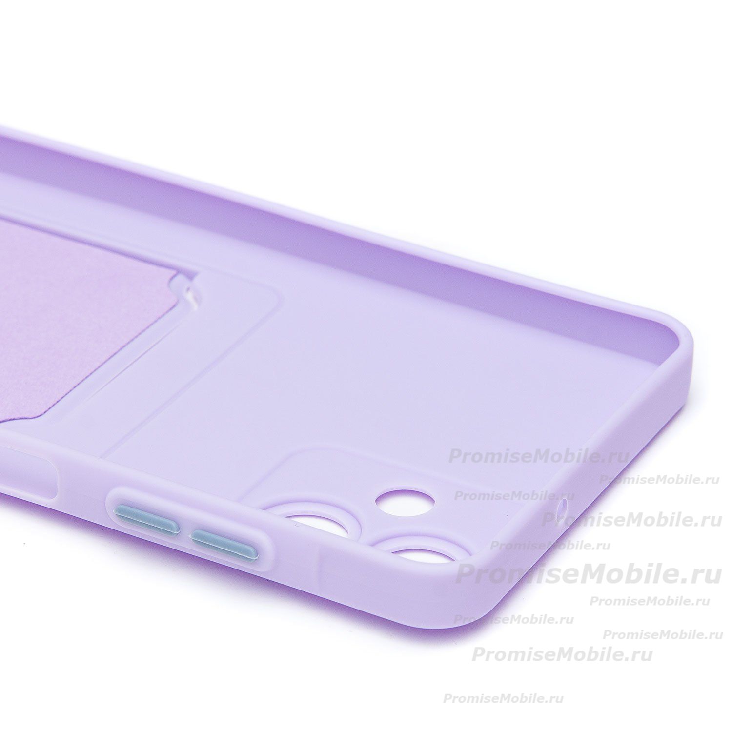 Чехол для Samsung SM-A065F (Galaxy A06) силиконовый с картхолдером №9 <светло-фиолетовый> ― 