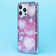 Чехол для Apple iPhone 14 Pro Max силиконовый (рис. 339) <розовый>