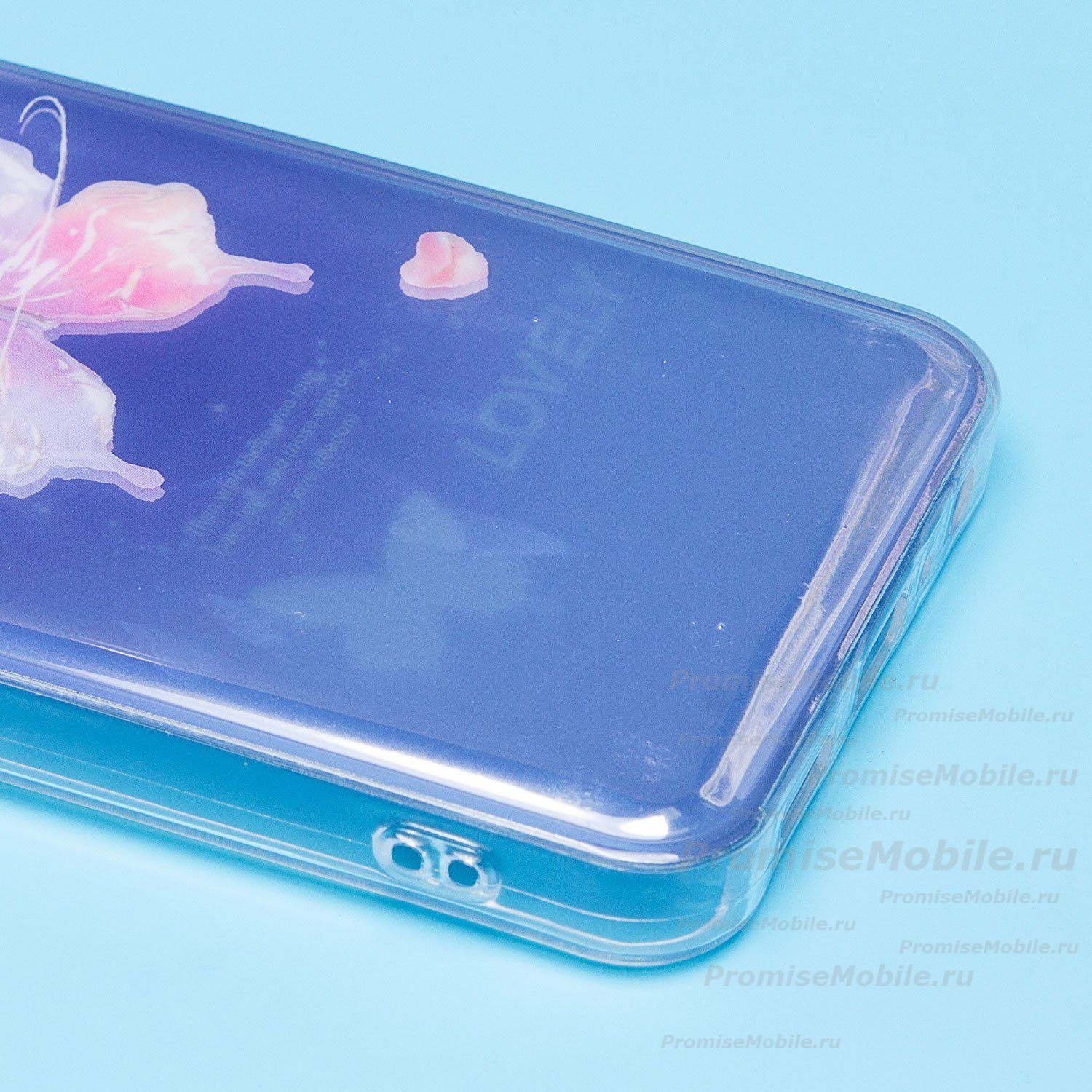 Чехол для Samsung SM-A057F (Galaxy A05s) силиконовый (рис. 339) <голубой> ― 