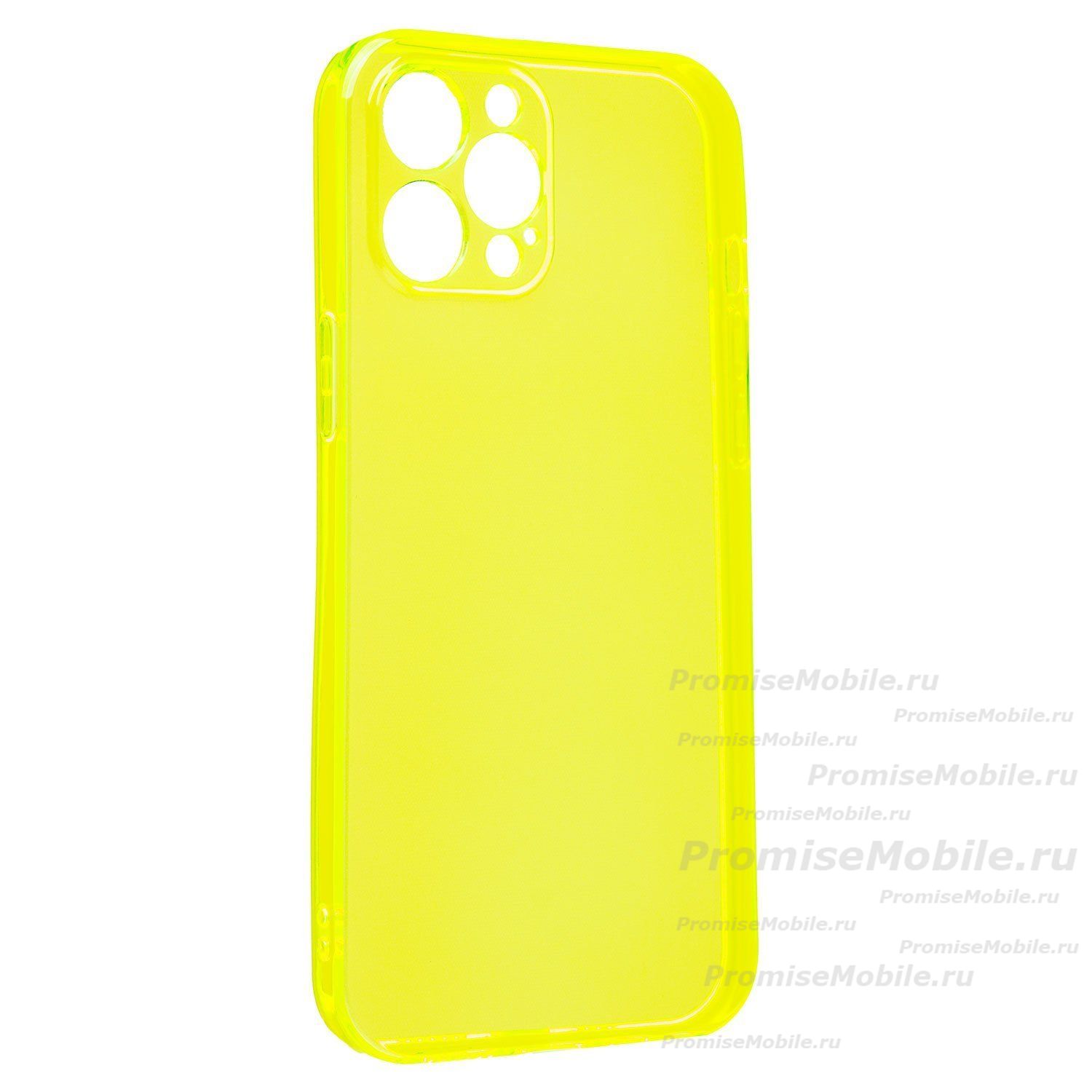 Чехол для Apple iPhone 12 Pro Max силиконовый глянцевый №3 <желтый> ― 
