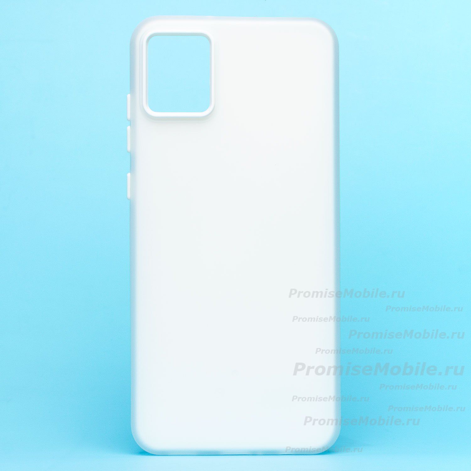 Чехол для Samsung SM-A055F (Galaxy A05) силиконовый матовый №10 <белый> ― 