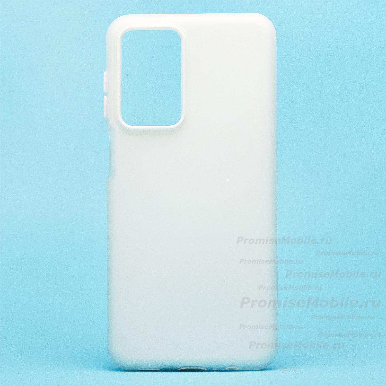 Чехол для Samsung SM-A125F (Galaxy A12) силиконовый матовый №10 <белый> ― 