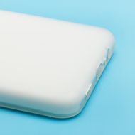 Чехол для Samsung SM-A125F (Galaxy A12) силиконовый матовый №10 <белый>