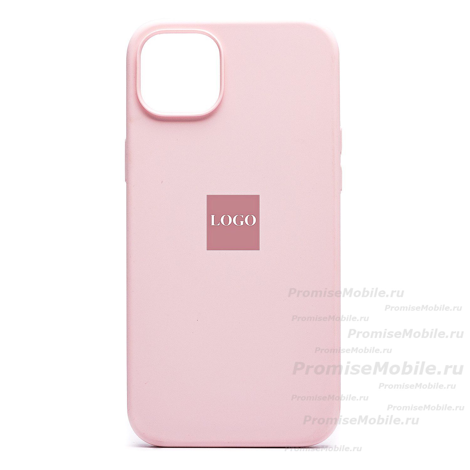 Чехол для Apple iPhone 14 Plus силиконовый Soft Touch MagSafe (анимация работает) <розовый> (премиум) ― 