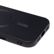 Чехол для Apple iPhone 17 силиконовый Matte MagSafe <черный>