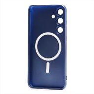 Чехол для Samsung SM-S926B (Galaxy S24 Plus) силиконовый Matte MagSafe <темно-синий>