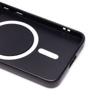 Чехол для Samsung SM-S901B (Galaxy S22) силиконовый Matte MagSafe <черный>