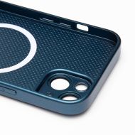 Чехол для Apple iPhone 15 Plus пластиковый MagSafe №3 <синий>