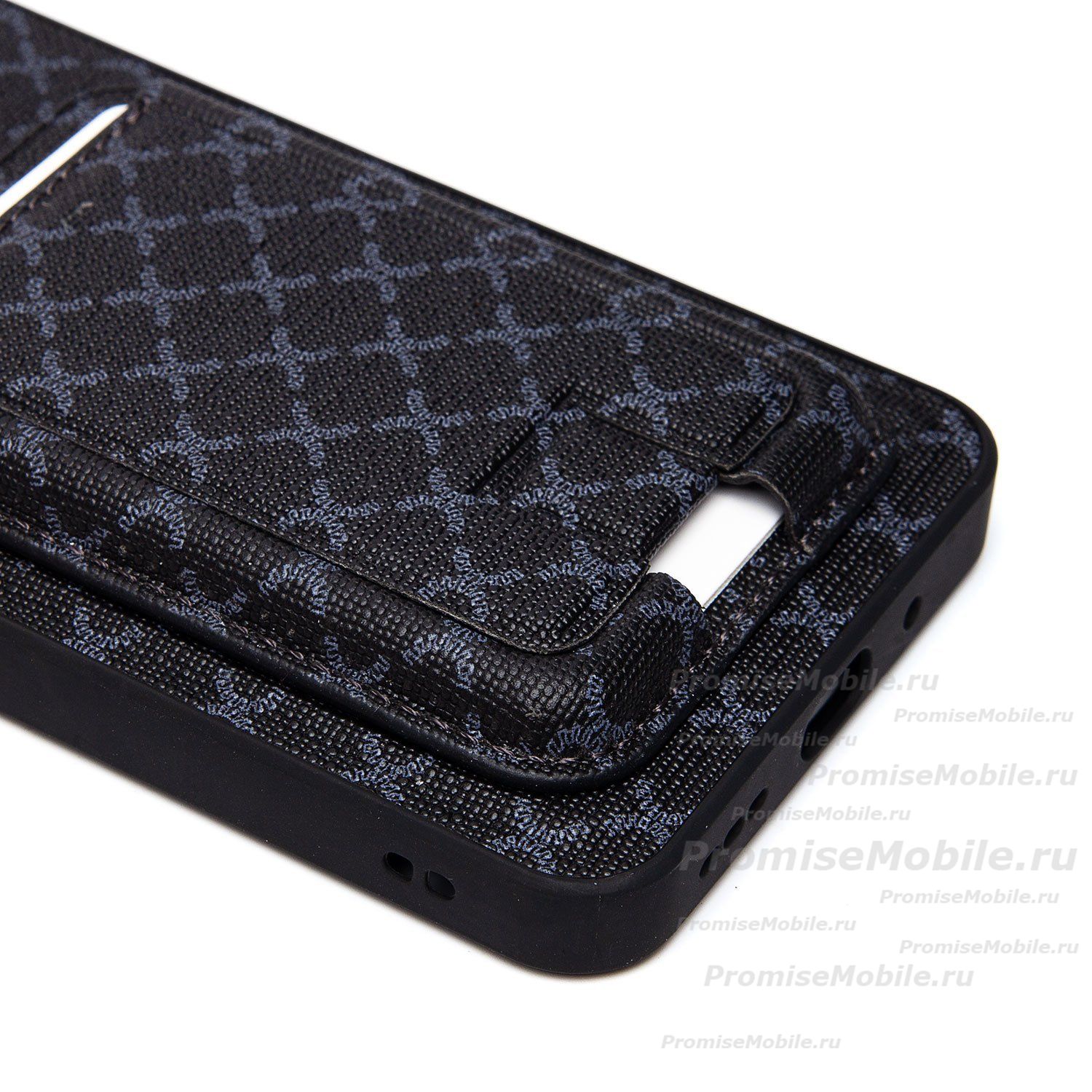 Чехол для Xiaomi Redmi 9A силиконовый с картхолдером №8 <черный> ― 