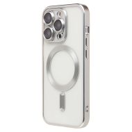 Чехол для Apple iPhone 14 Pro силиконовый MagSafe №7 <серебристый>