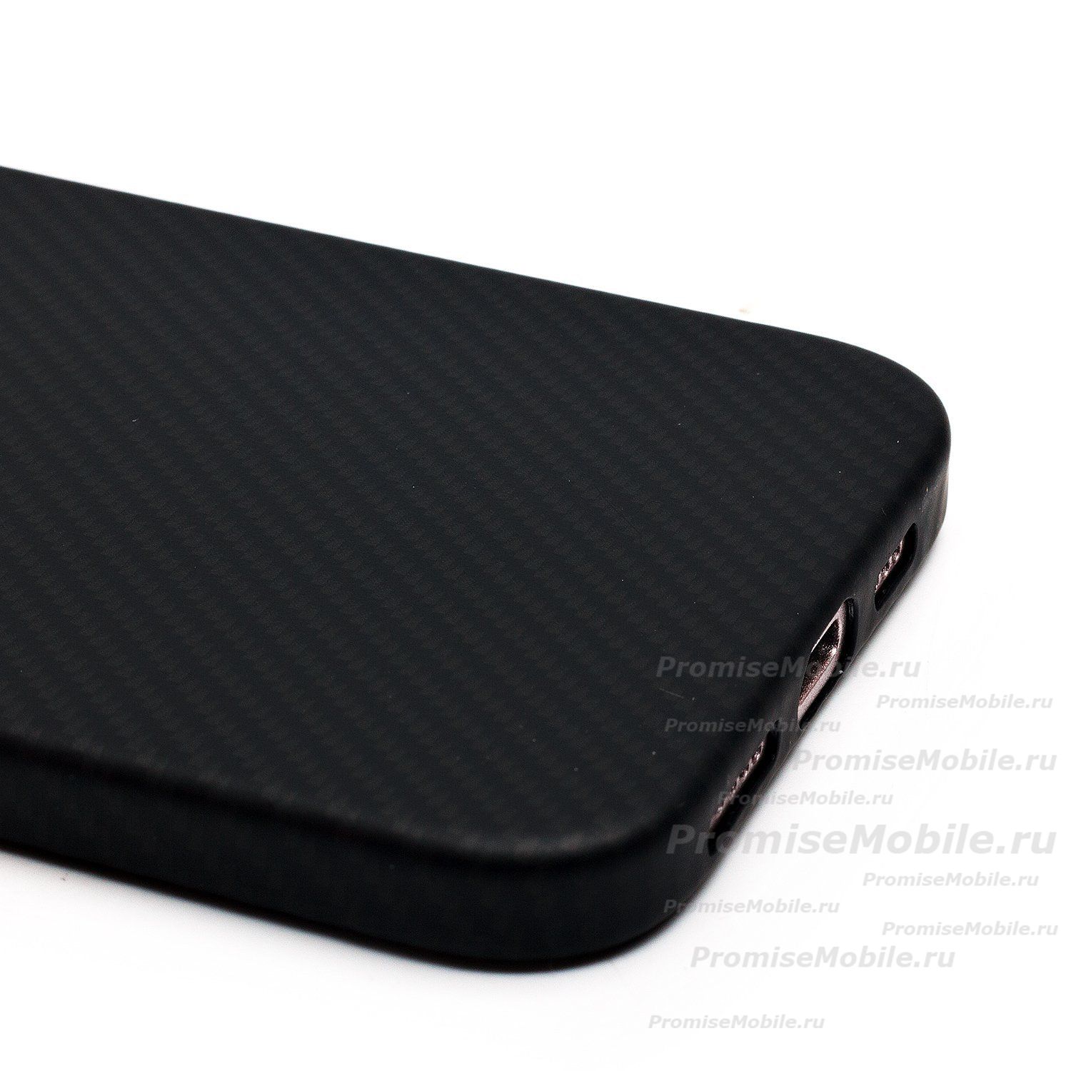 Чехол для Apple iPhone 16 силиконовый Carbon MagSafe <черный> ― 