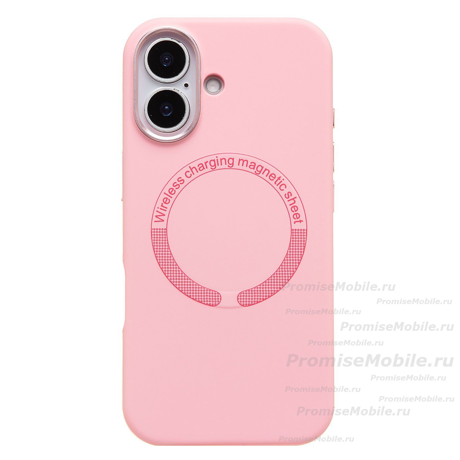 Чехол для Apple iPhone 17 силиконовый Soft Touch MagSafe Vawi <розовый> ― 