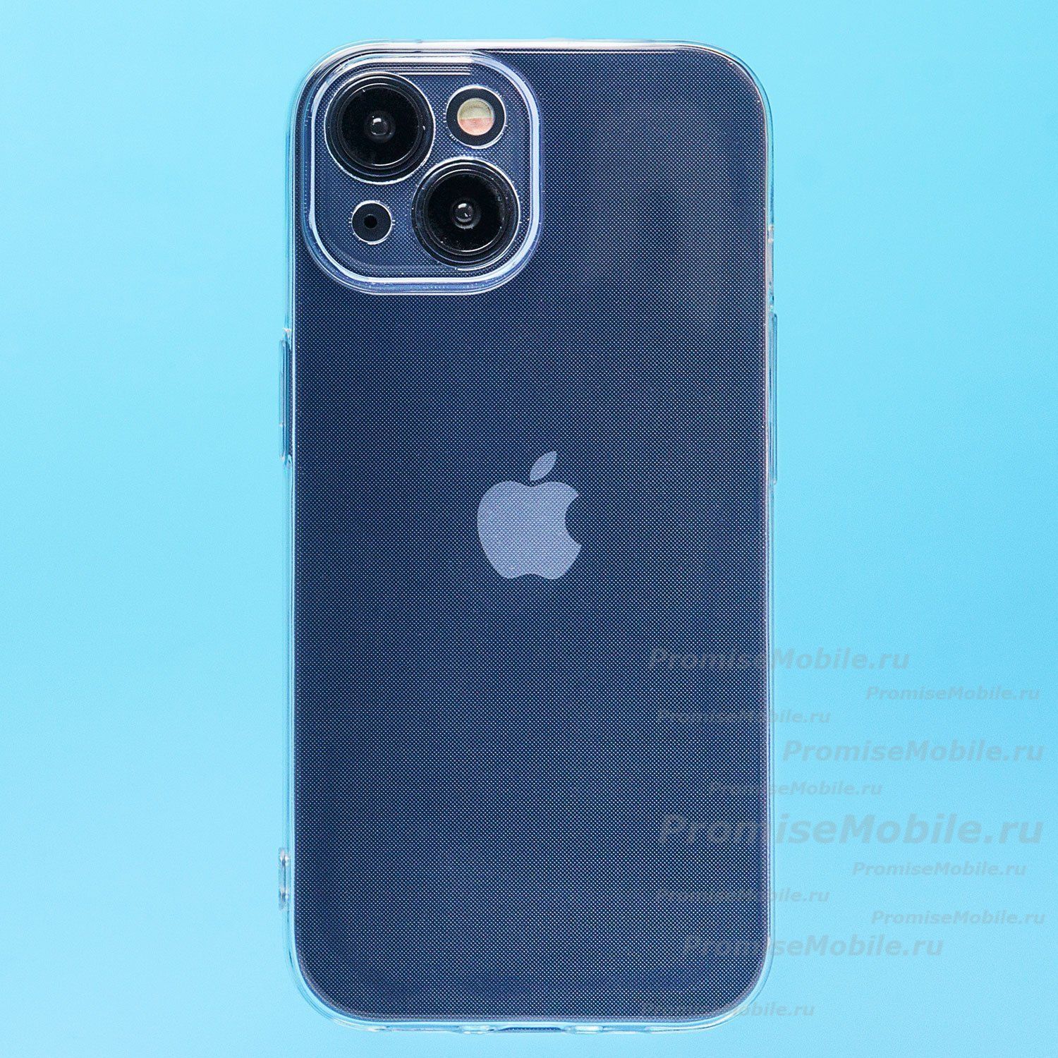 Чехол для Apple iPhone 15 силиконовый ультратонкий <прозрачный> ― 