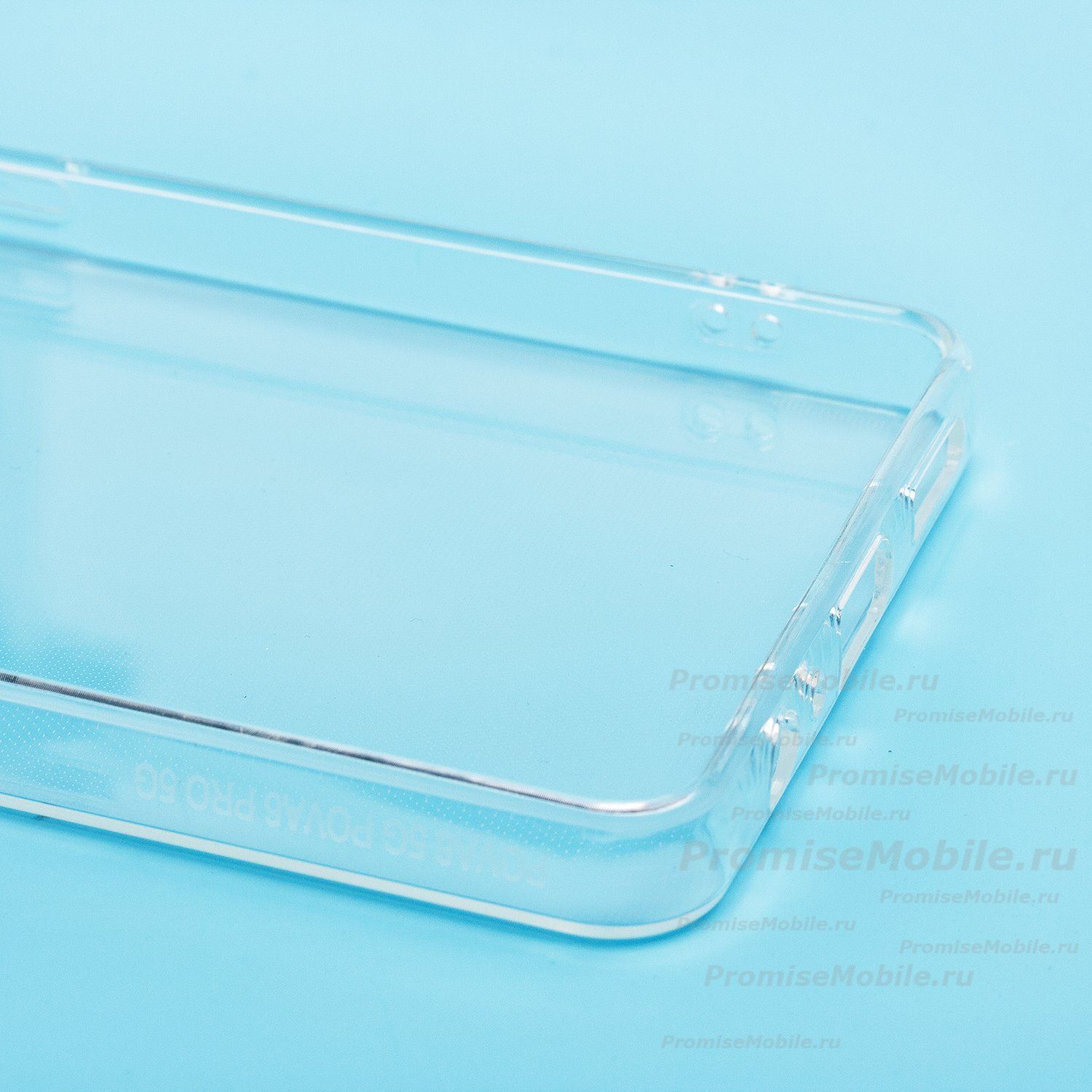 Чехол для Tecno Pova 6 Pro 5G (LI9) силиконовый ультратонкий <прозрачный> ― 