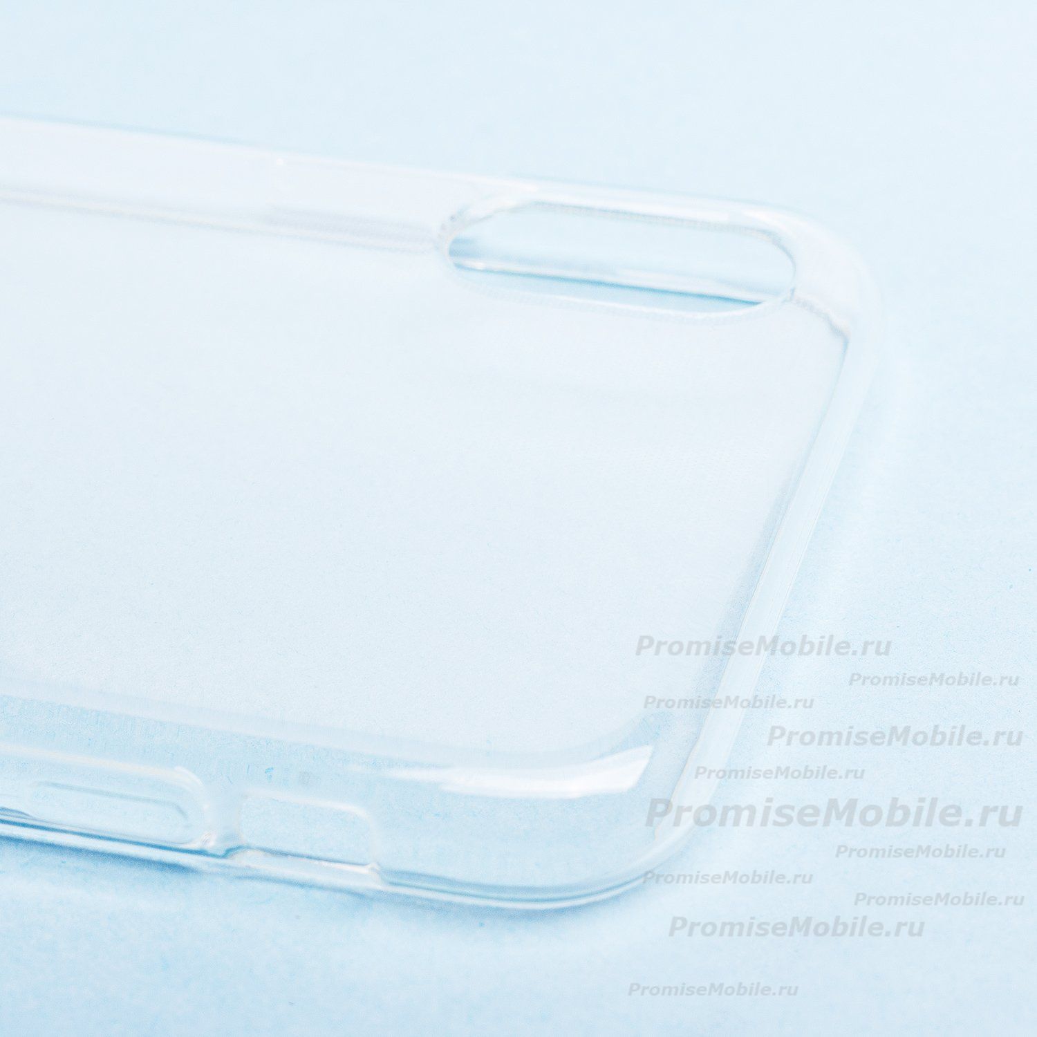 Чехол для Apple iPhone Xs Max силиконовый (0,9 mm) <прозрачный> ― 