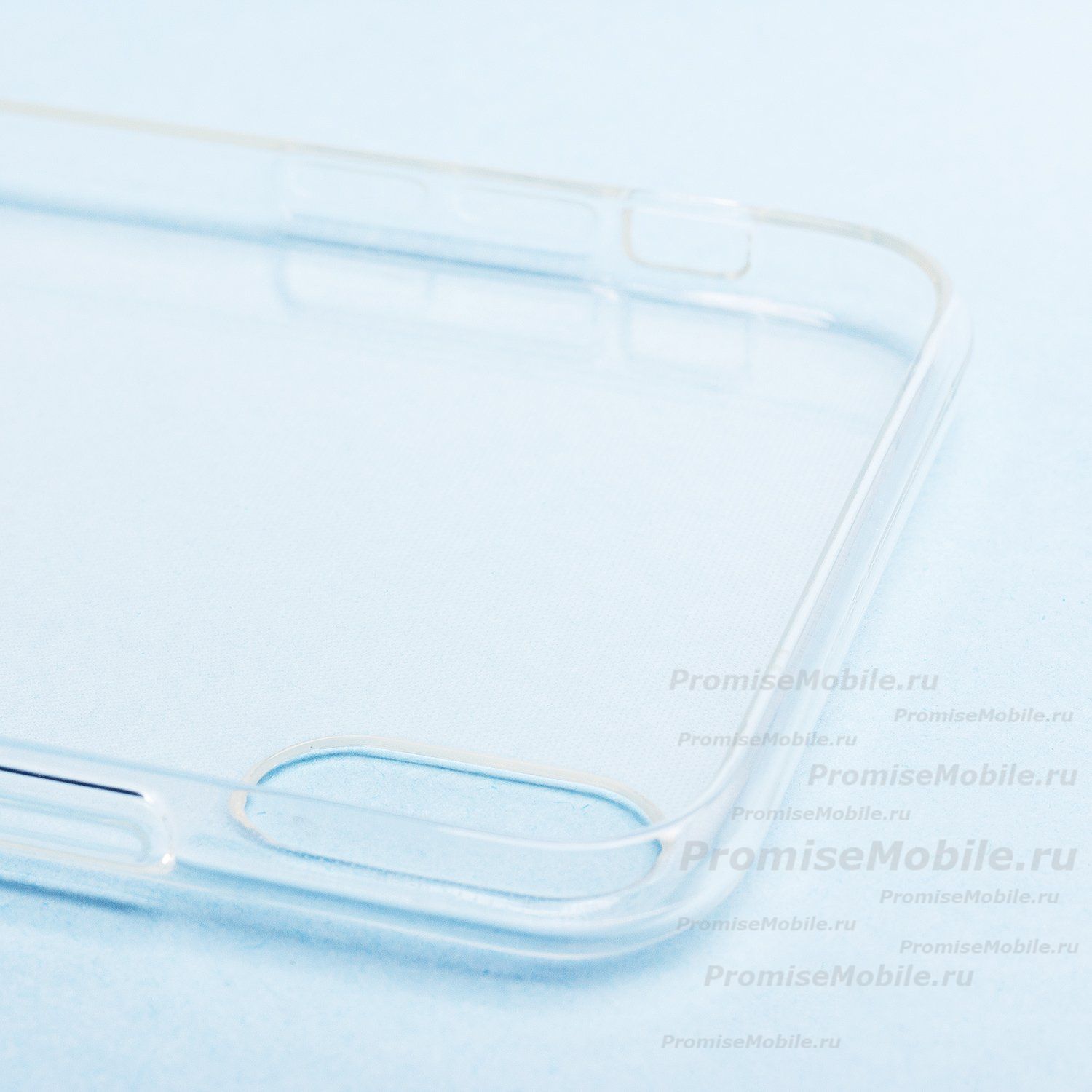 Чехол для Apple iPhone Xs Max силиконовый (0,9 mm) <прозрачный> ― 