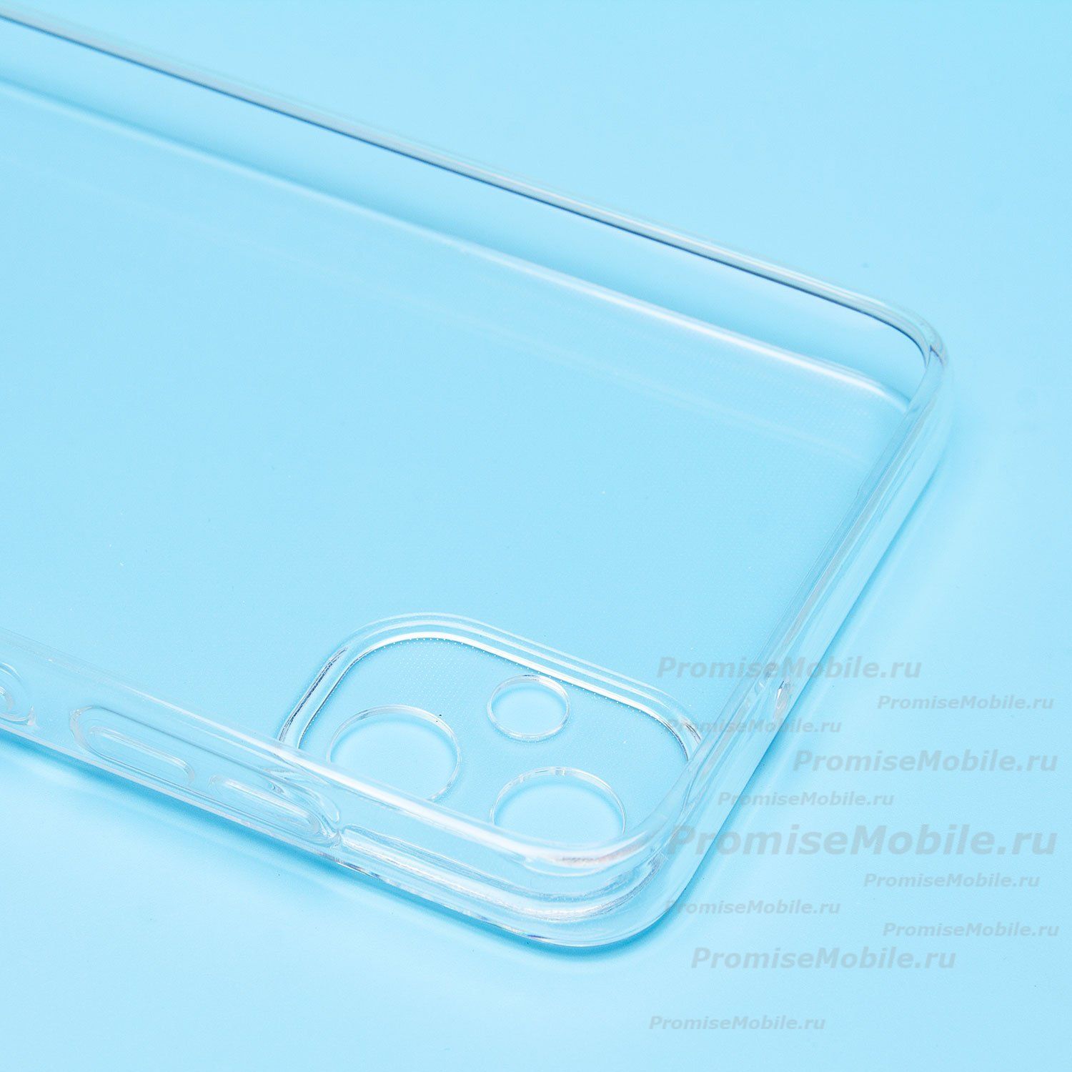 Чехол для Samsung SM-A055F (Galaxy A05) силиконовый (0,9 mm) <прозрачный> ― 