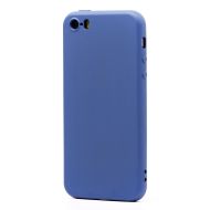 Чехол для Apple iPhone 5 силиконовый Soft Touch 2 <синий>