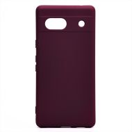 Чехол для Google Pixel 7a силиконовый Soft Touch 2 <бордовый>