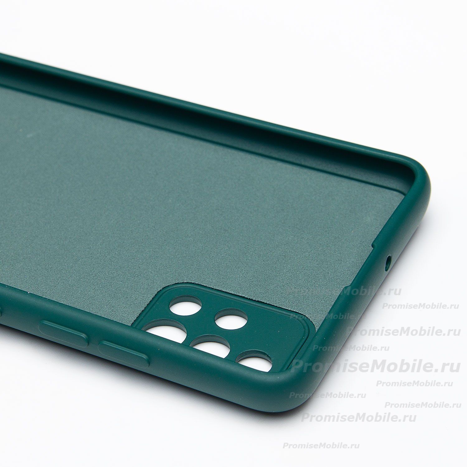 Чехол для Samsung SM-A515F (Galaxy A51) силиконовый Soft Touch 4 <темно-зеленый> ― 