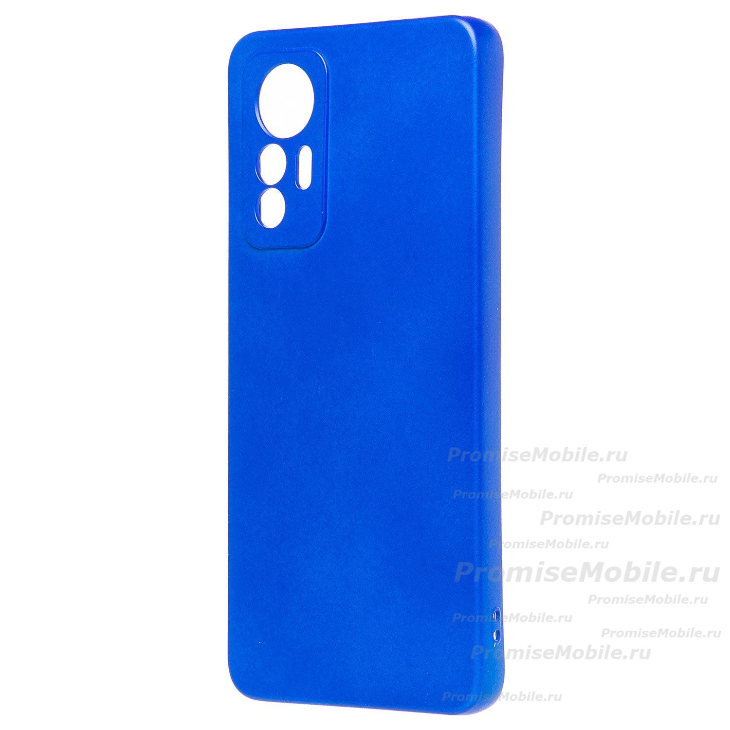 Чехол для Xiaomi 12 силиконовый Soft Touch 4 <темно-синий> ― 